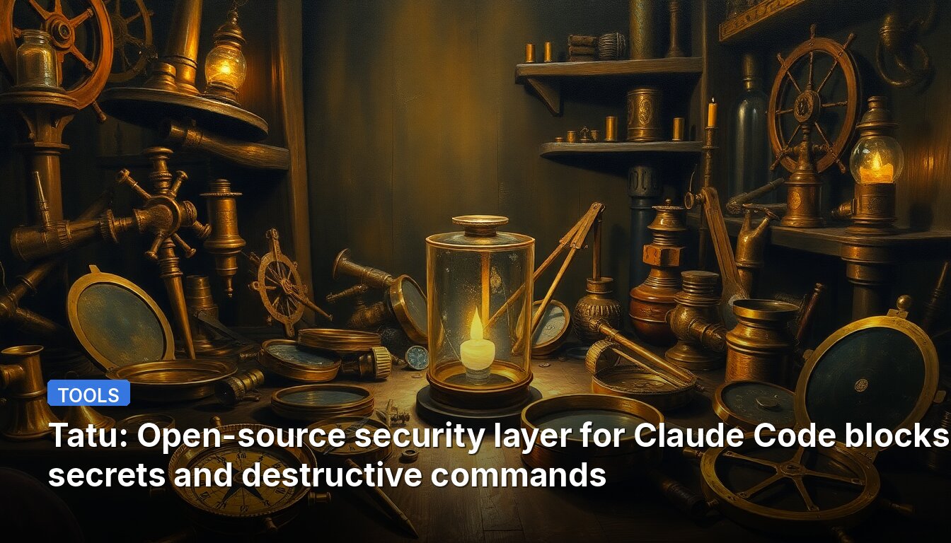 Tatu: Open-source security layer for Claude Code blocks secrets and destructive commands