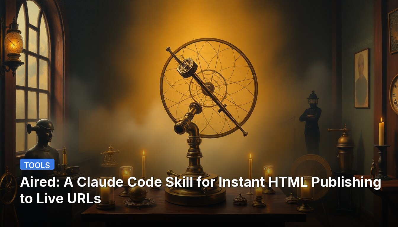 Aired: A Claude Code Skill for Instant HTML Publishing to Live URLs