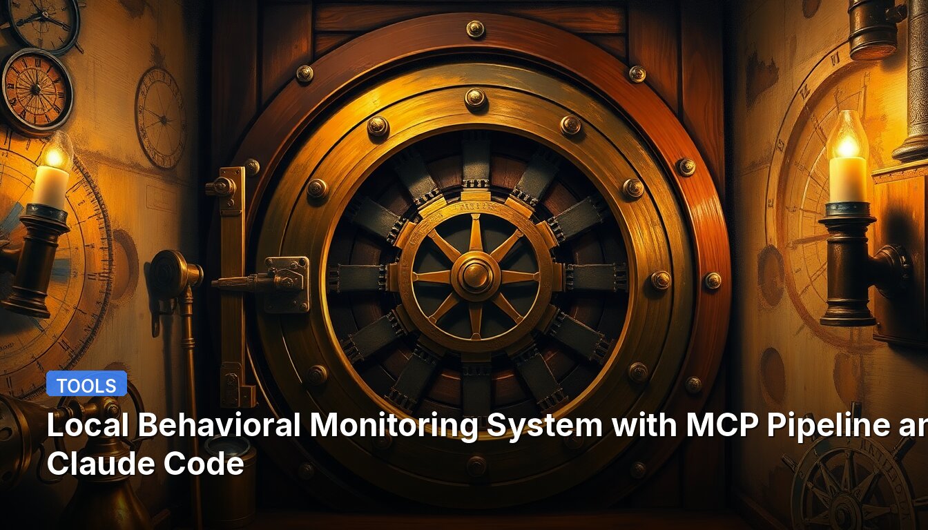 Local Behavioral Monitoring System with MCP Pipeline and Claude Code