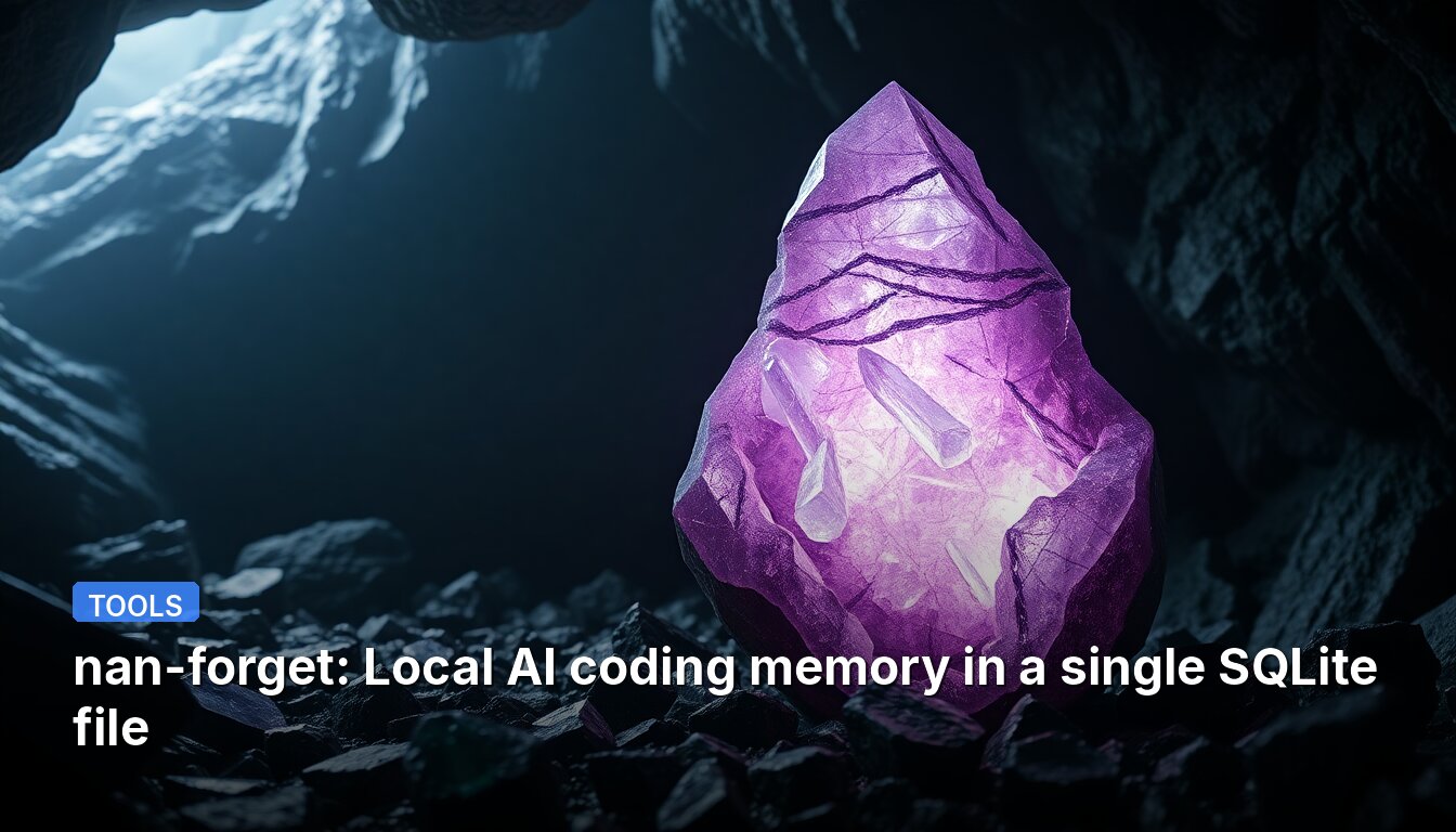 nan-forget: Local AI coding memory in a single SQLite file