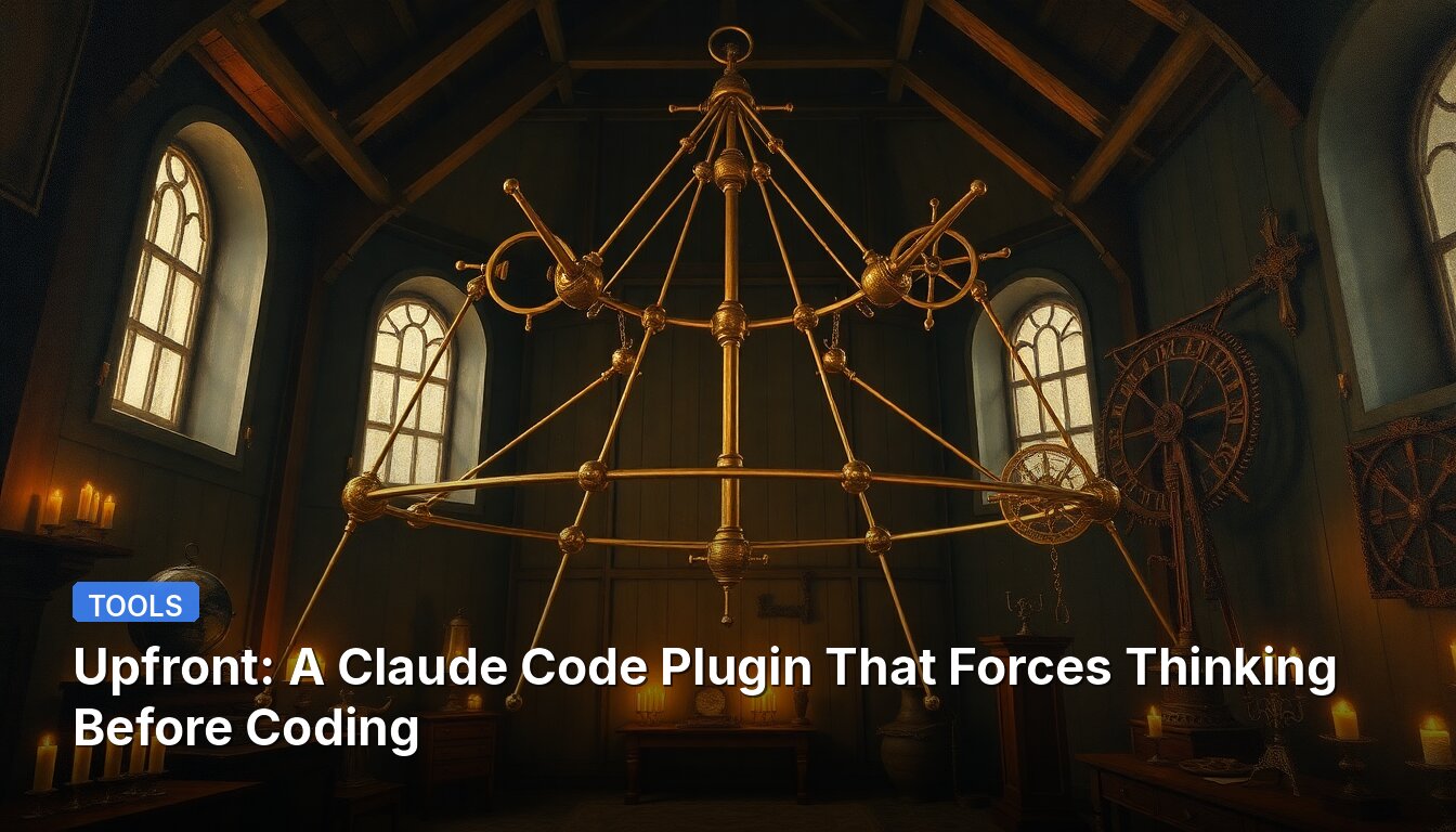 Upfront: A Claude Code Plugin That Forces Thinking Before Coding