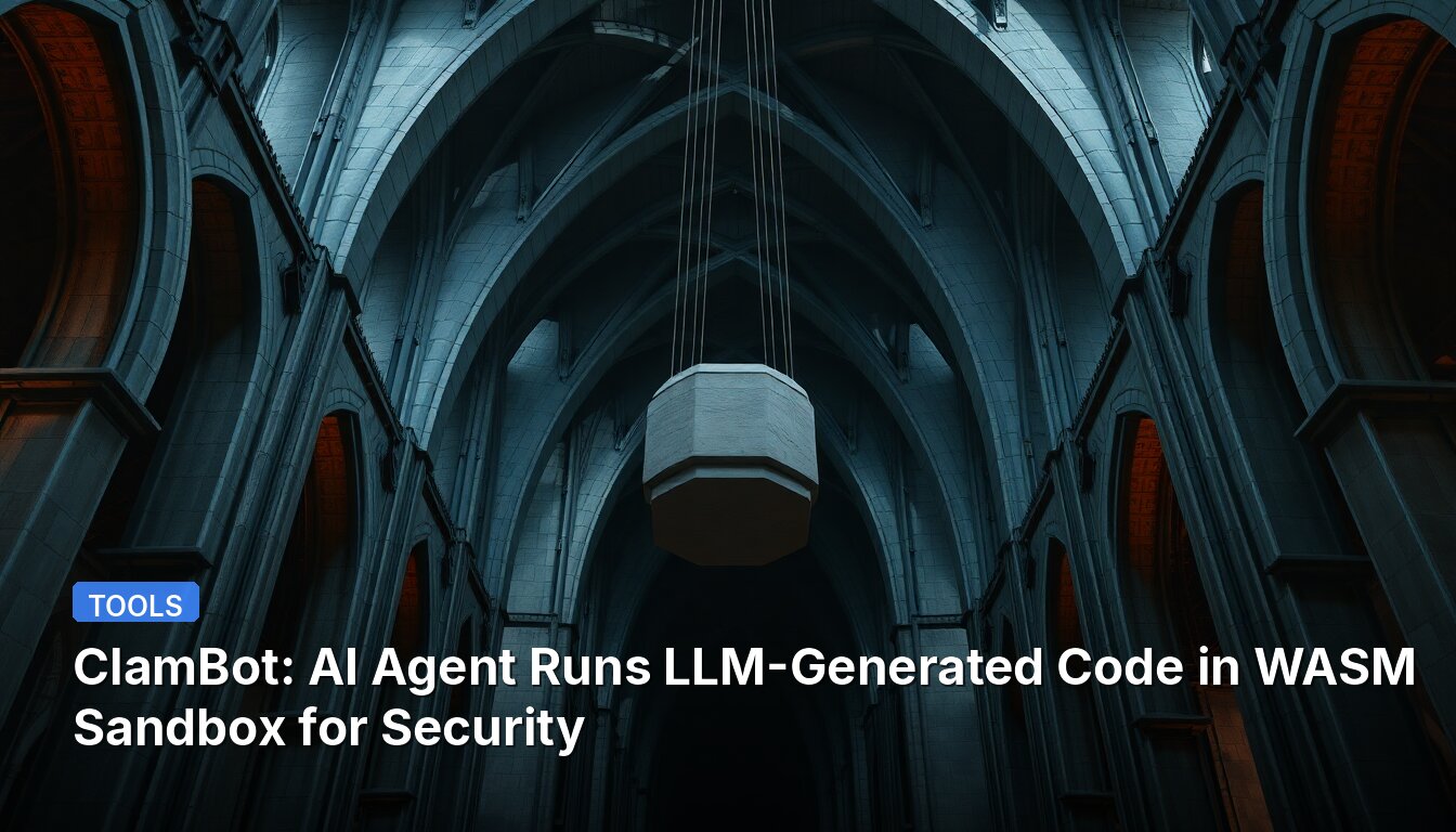 ClamBot: AI Agent Runs LLM-Generated Code in WASM Sandbox for Security