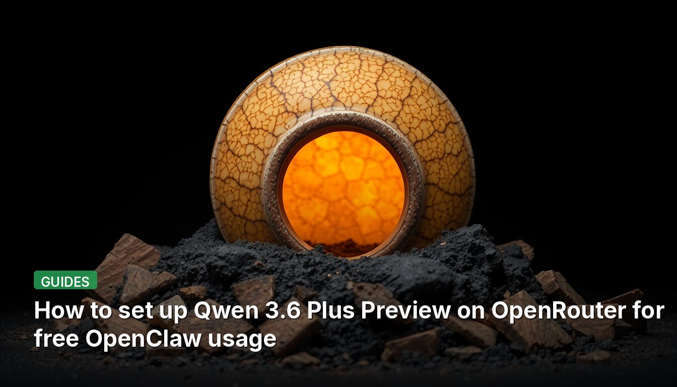 How to set up Qwen 3.6 Plus Preview on OpenRouter for free OpenClaw usage