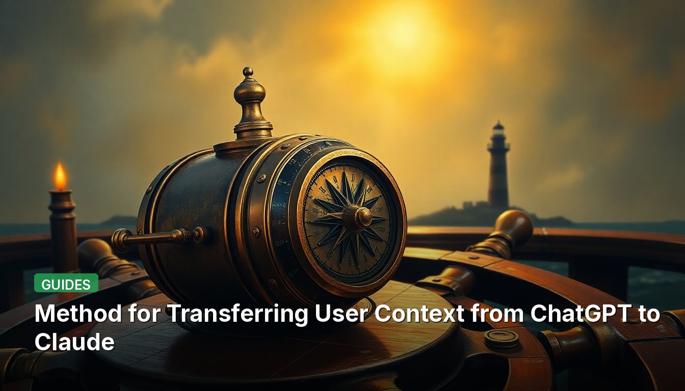 Method for Transferring User Context from ChatGPT to Claude