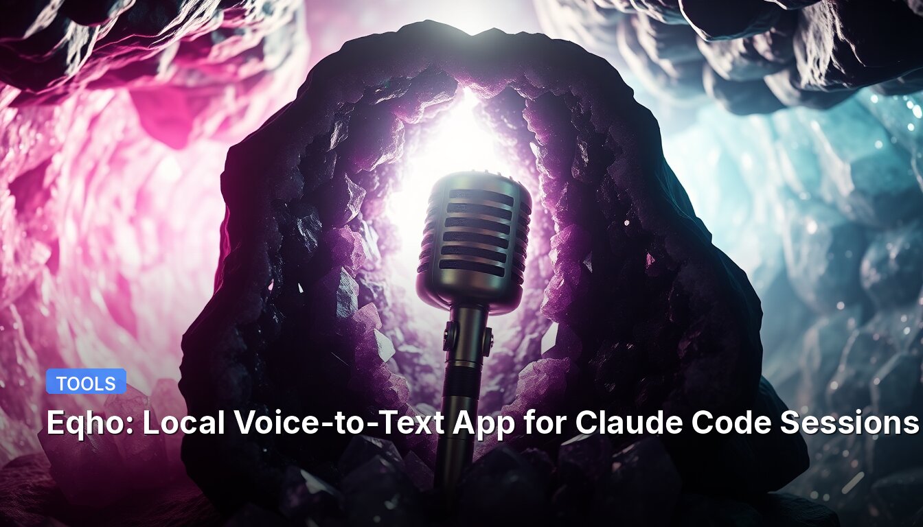 Eqho: Local Voice-to-Text App for Claude Code Sessions