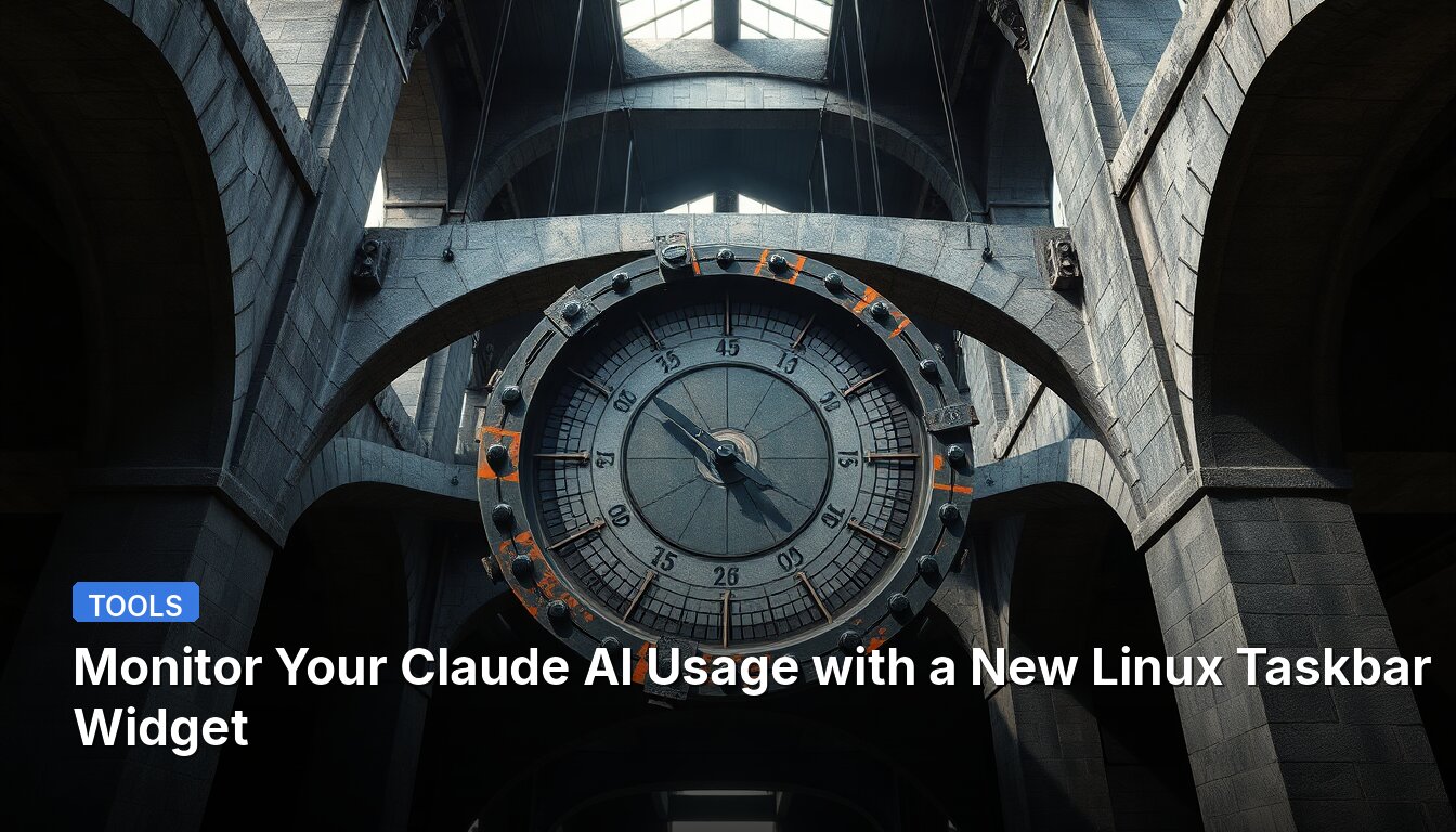 Monitor Your Claude AI Usage with a New Linux Taskbar Widget