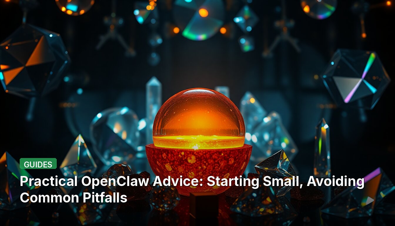 Practical OpenClaw Advice: Starting Small, Avoiding Common Pitfalls