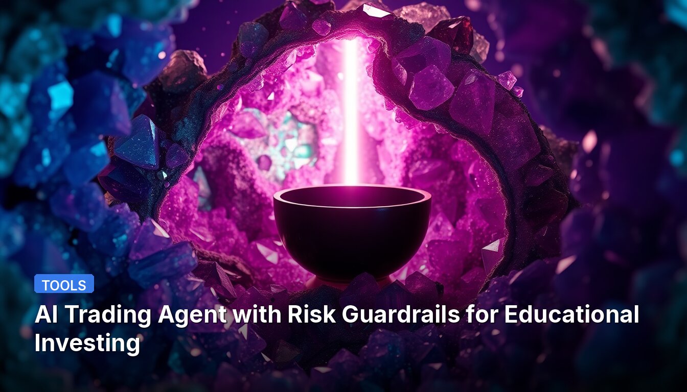 AI Trading Agent with Risk Guardrails for Educational Investing
