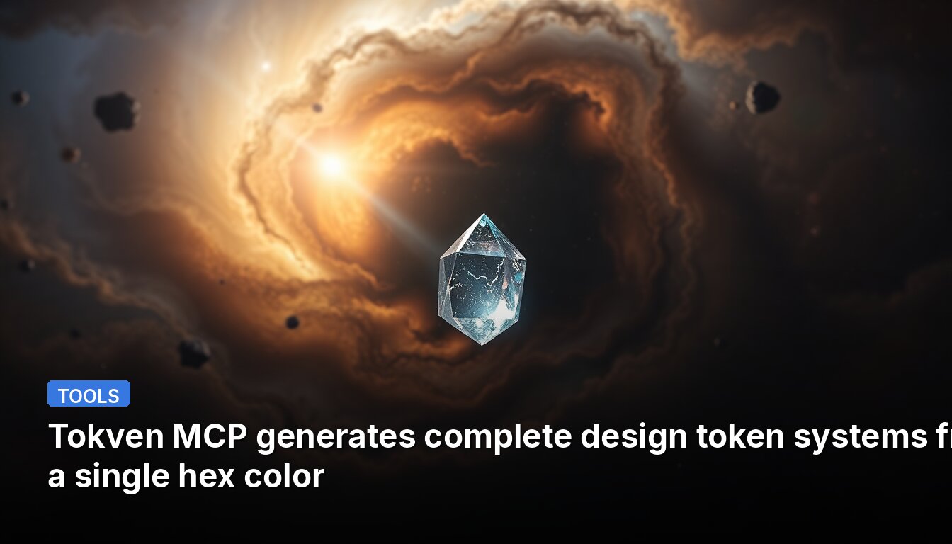 Tokven MCP generates complete design token systems from a single hex color