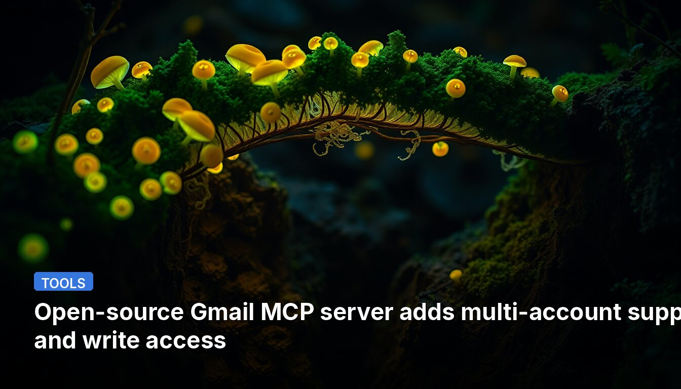 Open-source Gmail MCP server adds multi-account support and write access