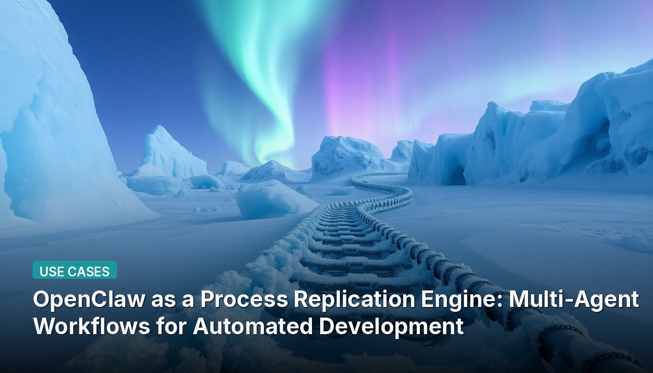 OpenClaw as a Process Replication Engine: Multi-Agent Workflows for Automated Development