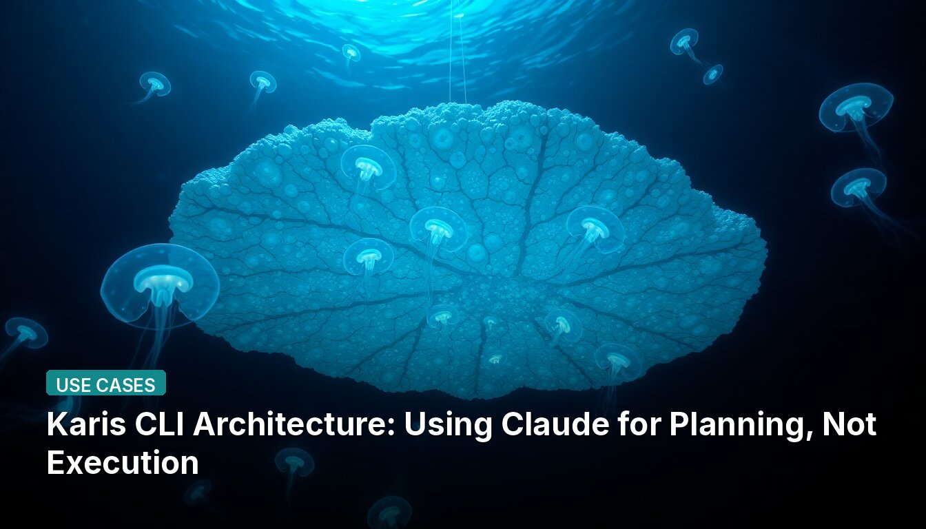 Karis CLI Architecture: Using Claude for Planning, Not Execution