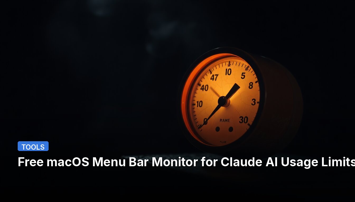 Free macOS Menu Bar Monitor for Claude AI Usage Limits