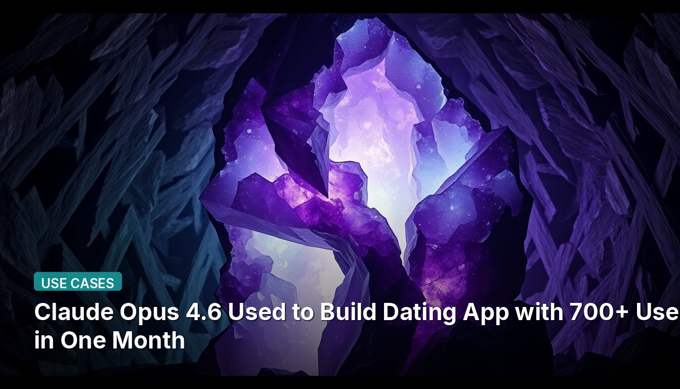 Claude Opus 4.6 Used to Build Dating App with 700+ Users in One Month