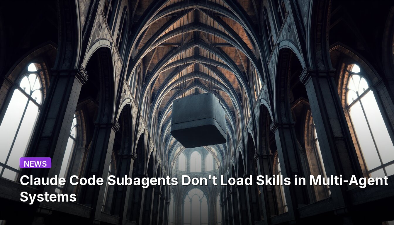 Claude Code Subagents Don't Load Skills in Multi-Agent Systems