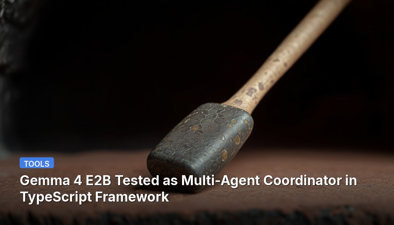 Gemma 4 E2B Tested as Multi-Agent Coordinator in TypeScript Framework