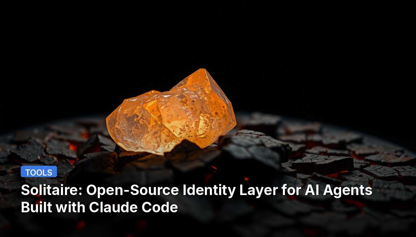 Solitaire: Open-Source Identity Layer for AI Agents Built with Claude Code