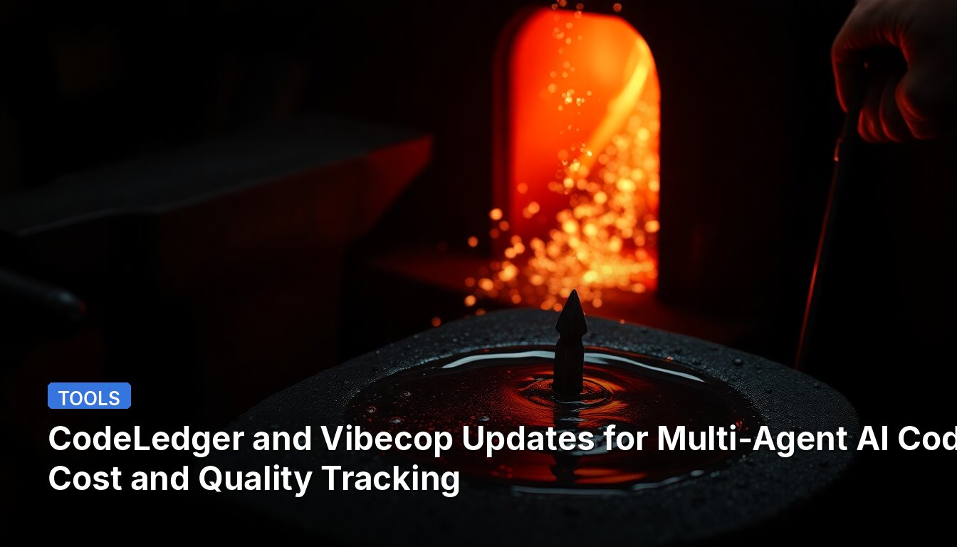 CodeLedger and Vibecop Updates for Multi-Agent AI Coding Cost and Quality Tracking
