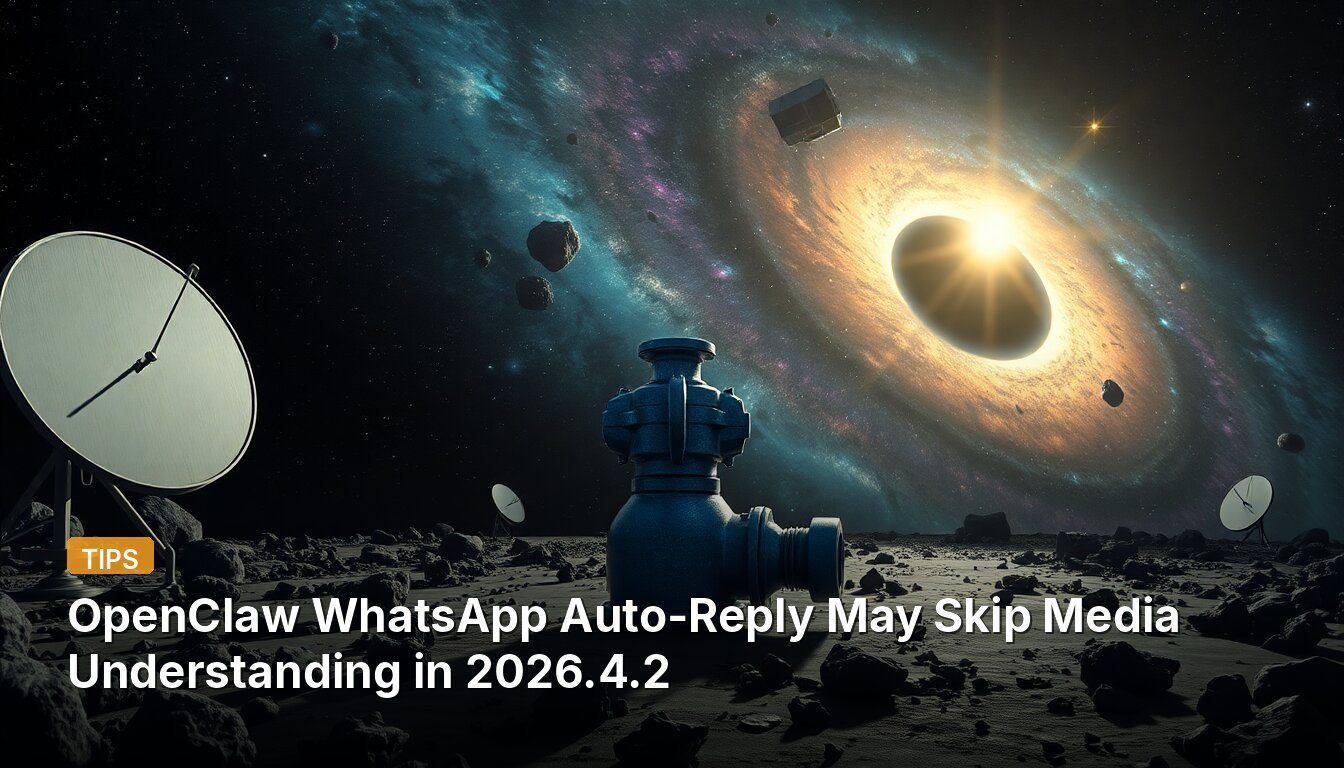 OpenClaw WhatsApp Auto-Reply May Skip Media Understanding in 2026.4.2