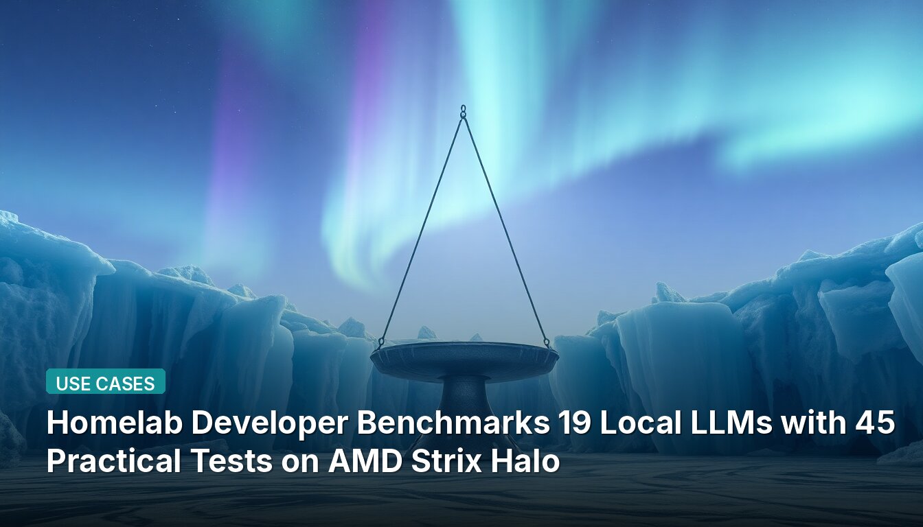 Homelab Developer Benchmarks 19 Local LLMs with 45 Practical Tests on AMD Strix Halo