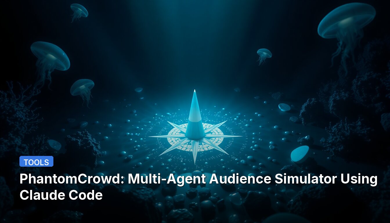 PhantomCrowd: Multi-Agent Audience Simulator Using Claude Code