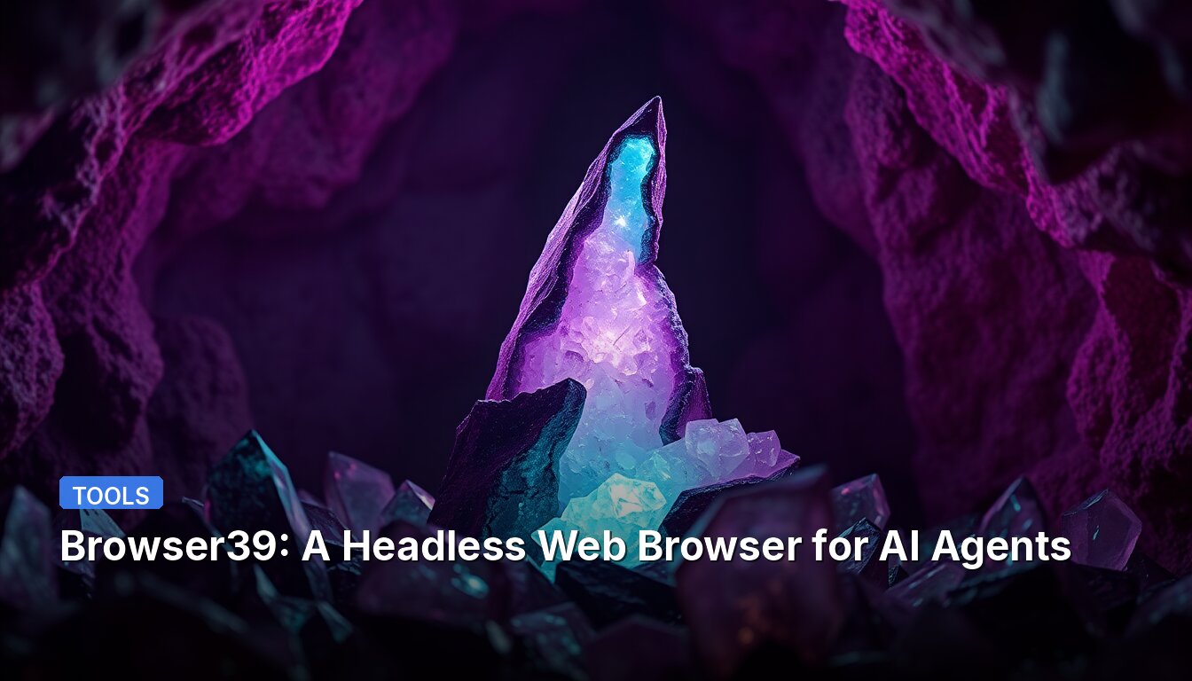 Browser39: A Headless Web Browser for AI Agents