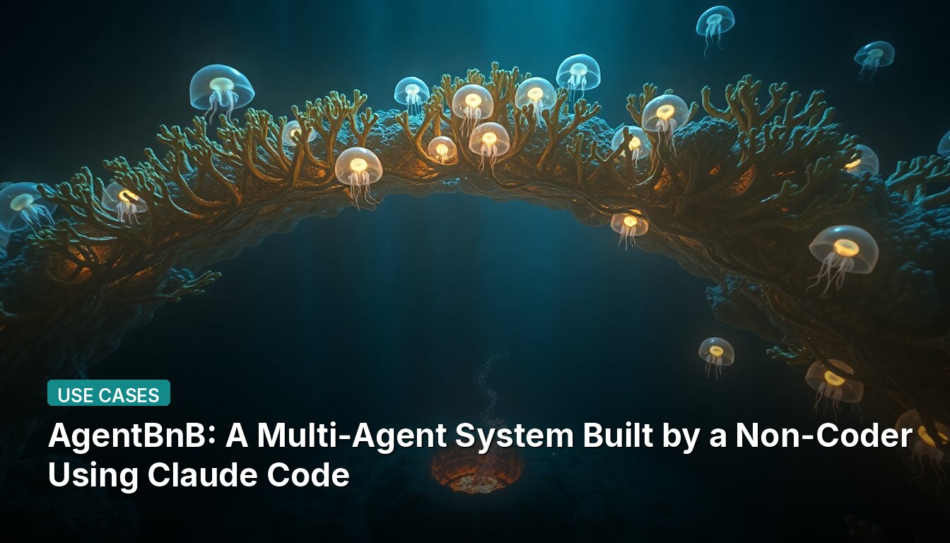 AgentBnB: A Multi-Agent System Built by a Non-Coder Using Claude Code