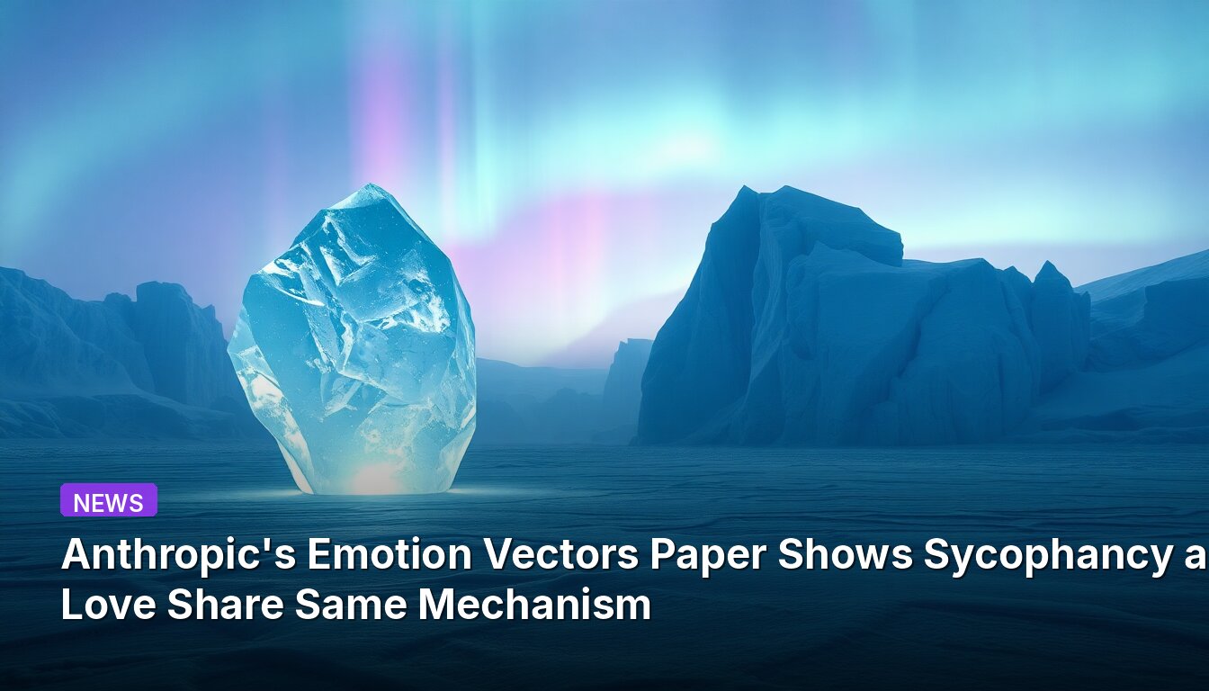Anthropic's Emotion Vectors Paper Shows Sycophancy and Love Share Same Mechanism