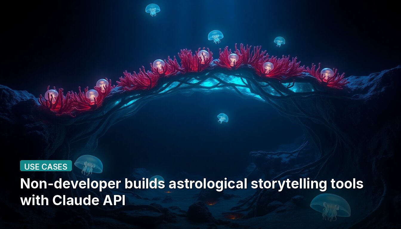 Non-developer builds astrological storytelling tools with Claude API