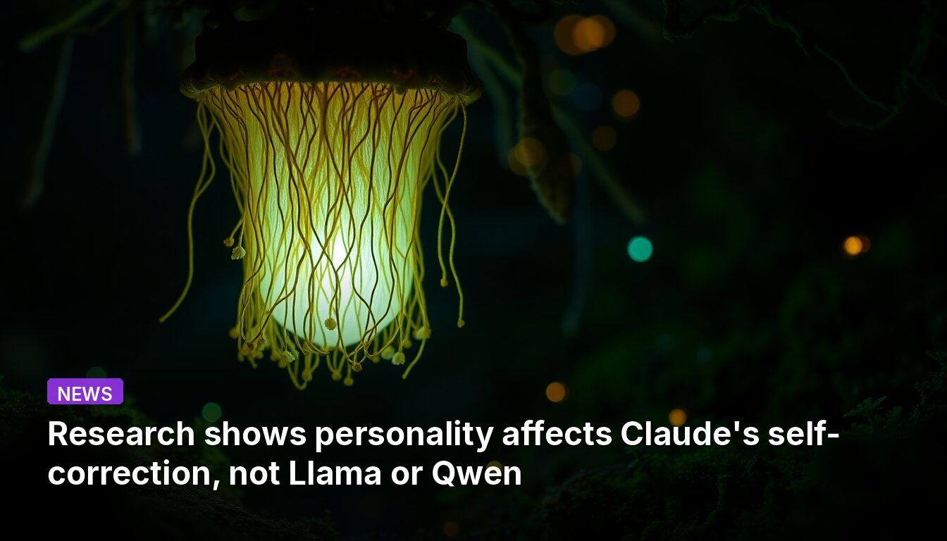 Research shows personality affects Claude's self-correction, not Llama or Qwen