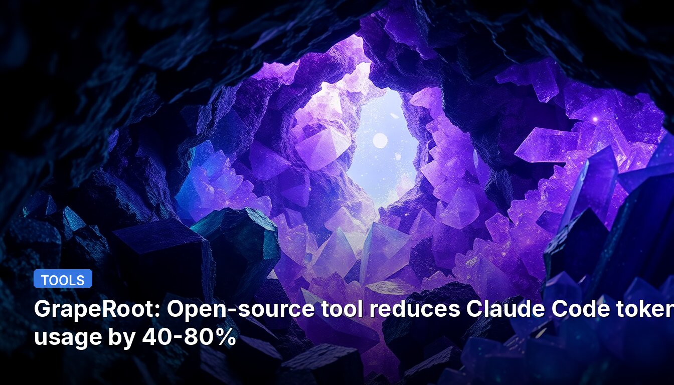 GrapeRoot: Open-source tool reduces Claude Code token usage by 40-80%