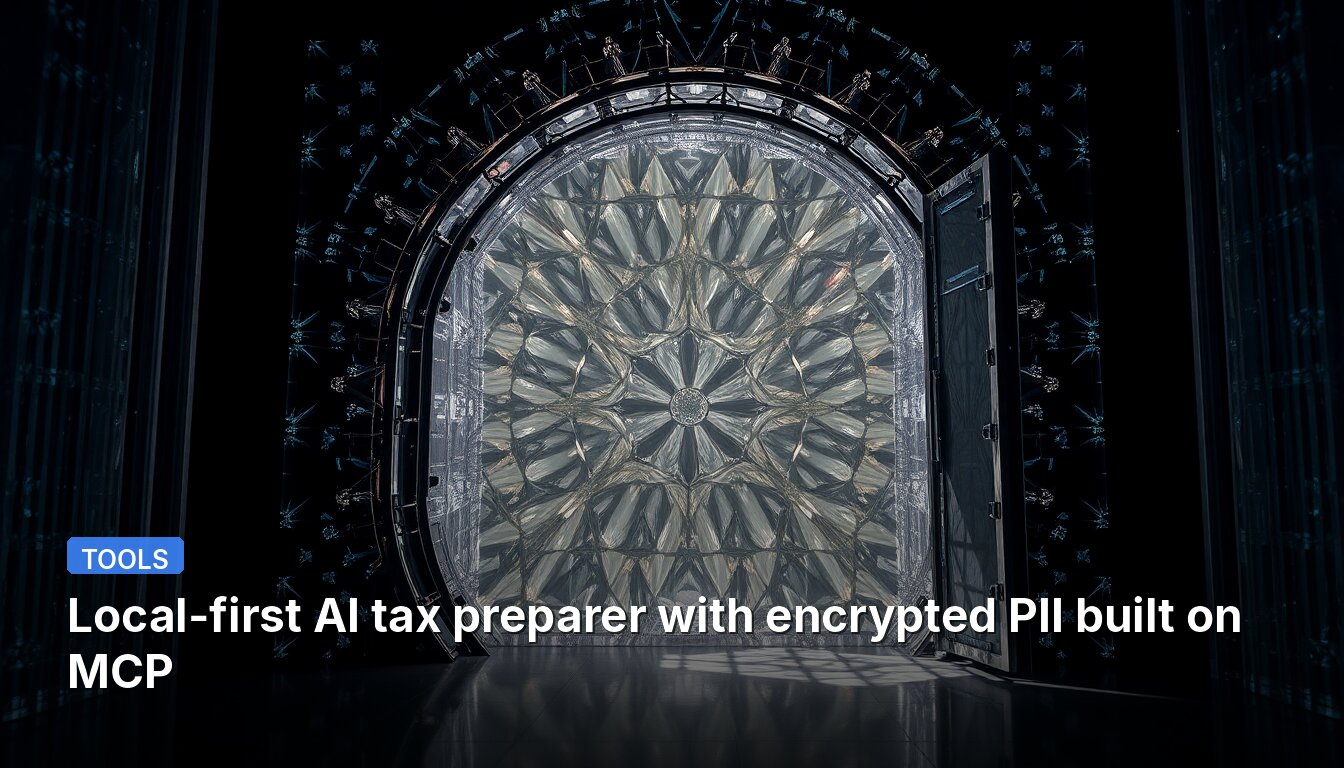 Local-first AI tax preparer with encrypted PII built on MCP