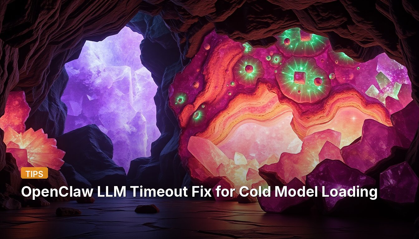OpenClaw LLM Timeout Fix for Cold Model Loading