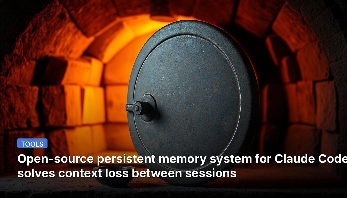 Open-source persistent memory system for Claude Code solves context loss between sessions