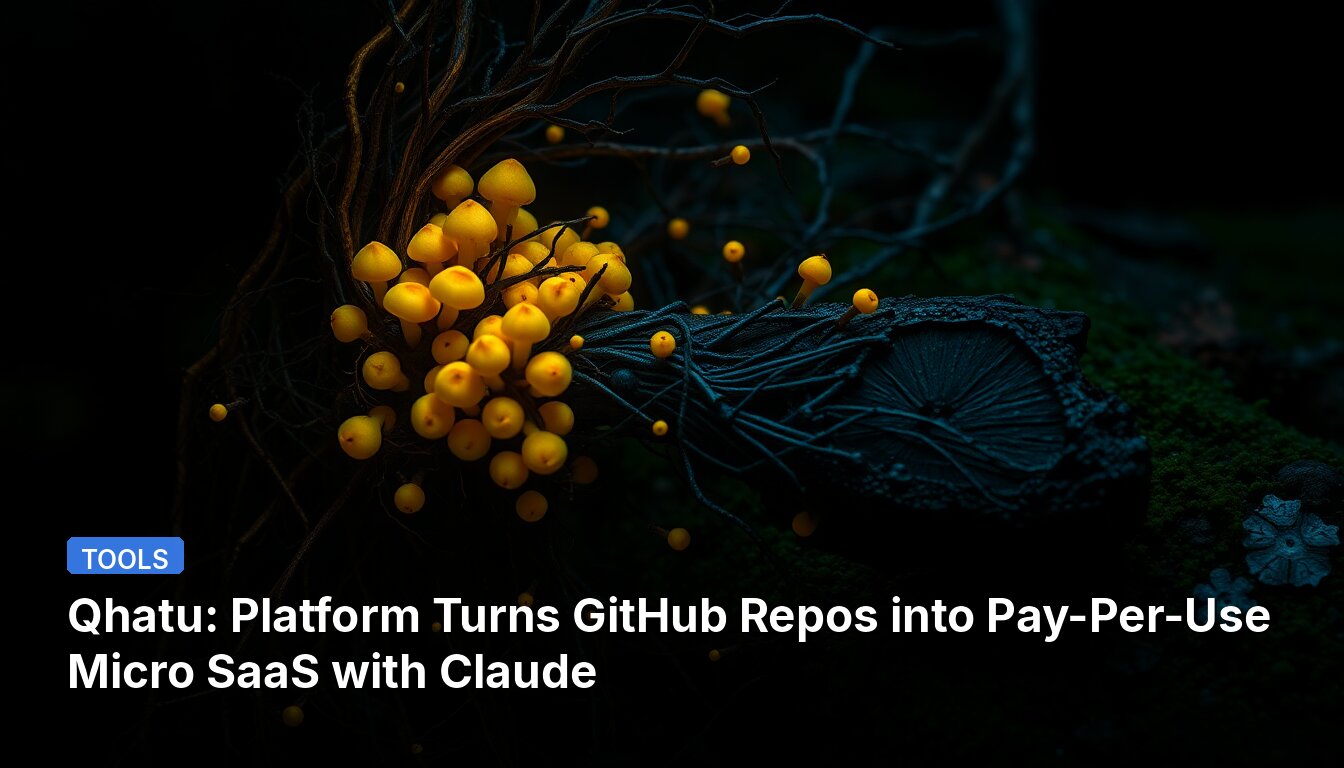 Qhatu: Platform Turns GitHub Repos into Pay-Per-Use Micro SaaS with Claude