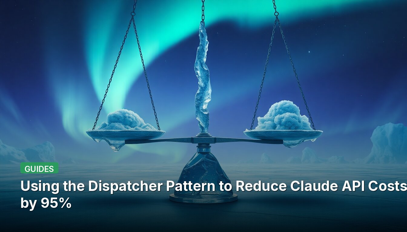Using the Dispatcher Pattern to Reduce Claude API Costs by 95%