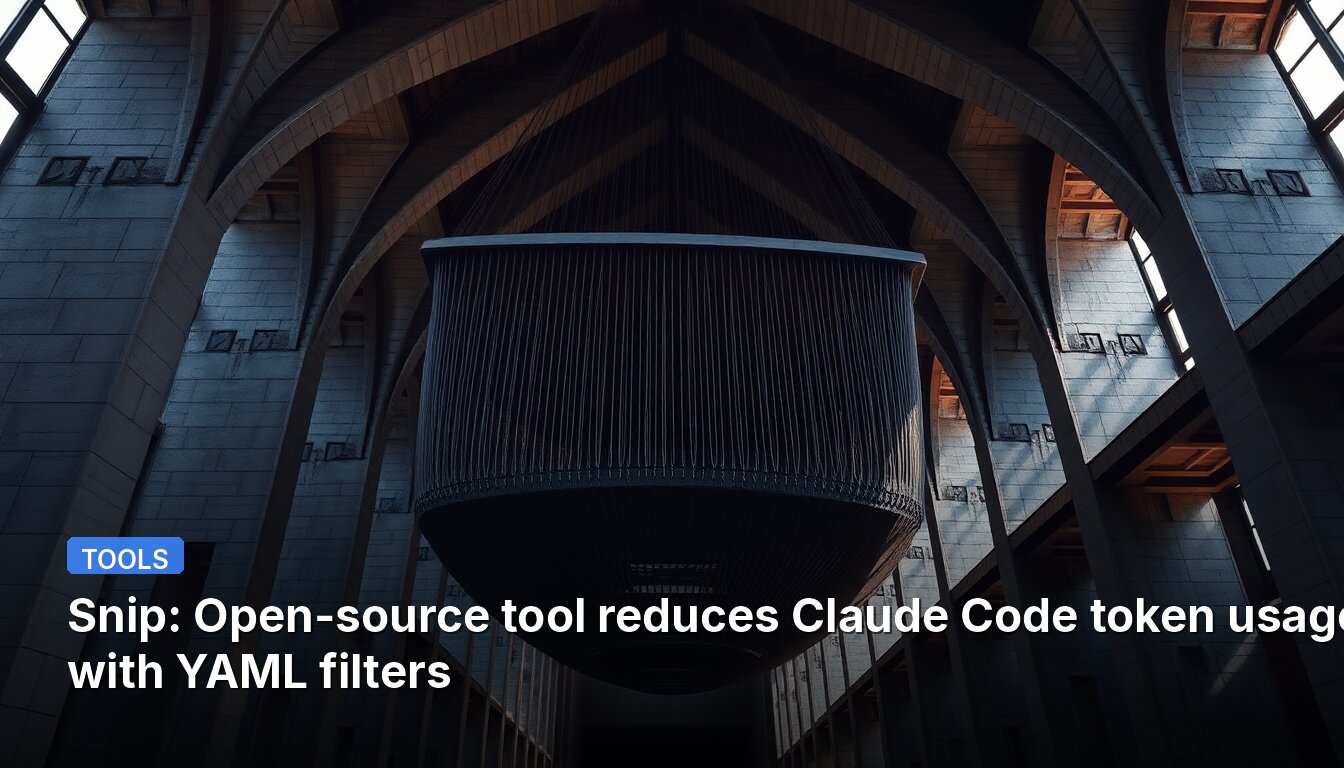 Snip: Open-source tool reduces Claude Code token usage with YAML filters