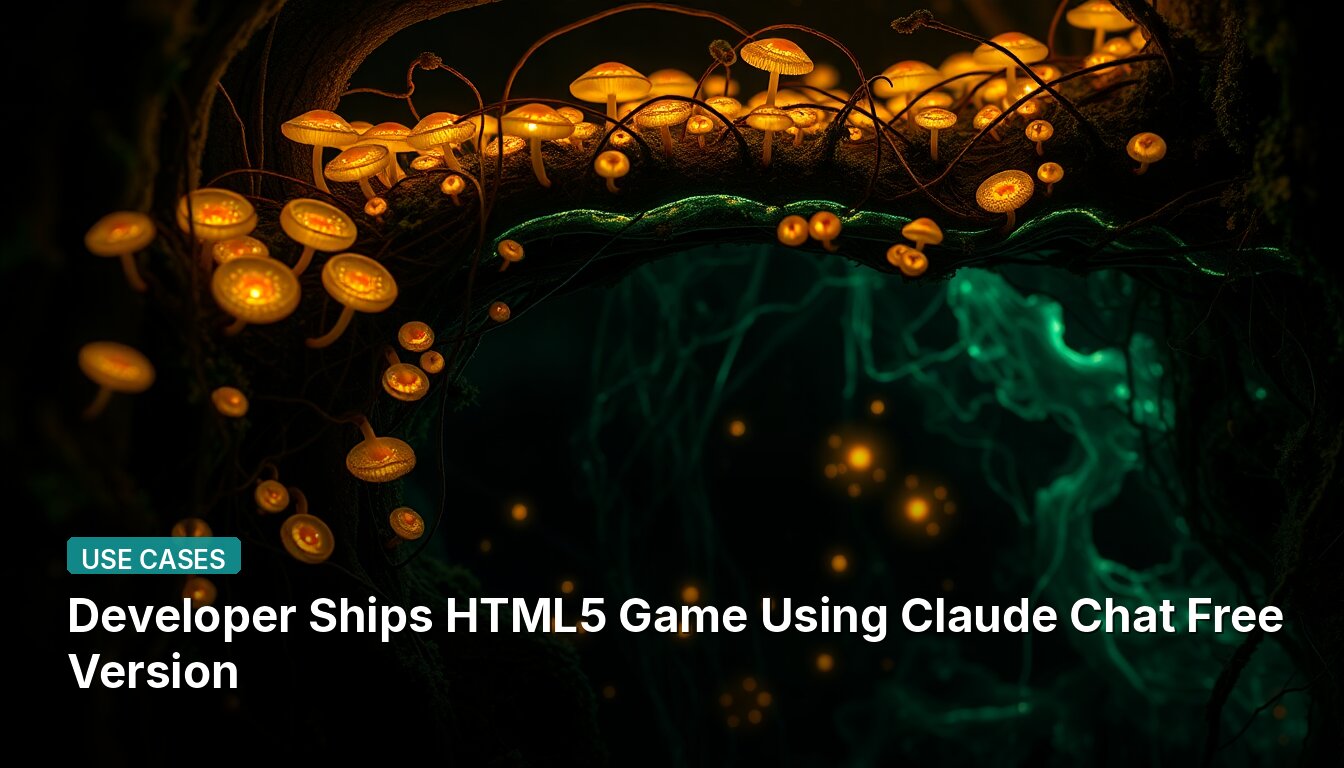 Developer Ships HTML5 Game Using Claude Chat Free Version