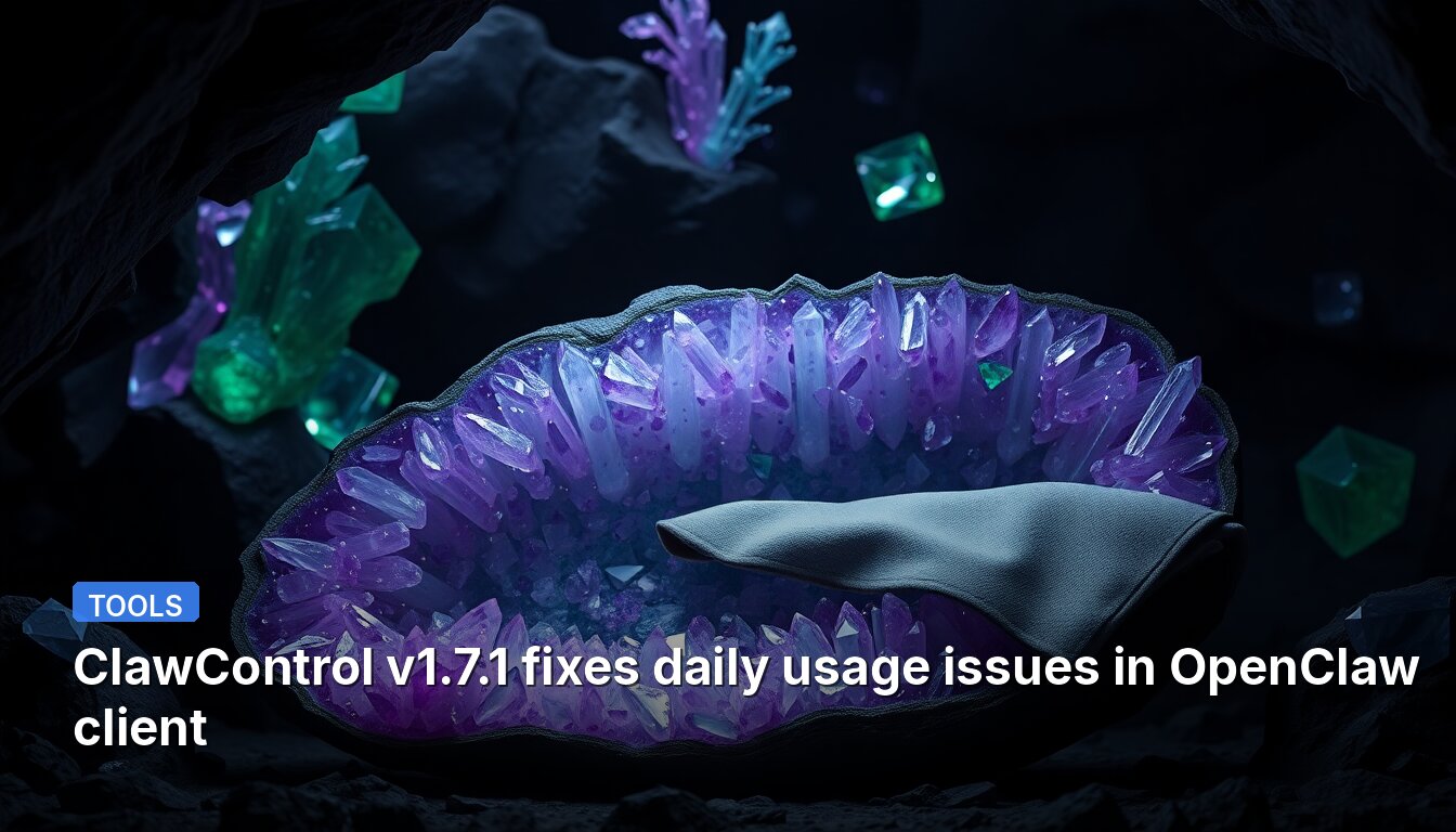 ClawControl v1.7.1 fixes daily usage issues in OpenClaw client