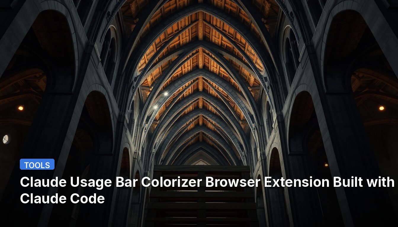 Claude Usage Bar Colorizer Browser Extension Built with Claude Code