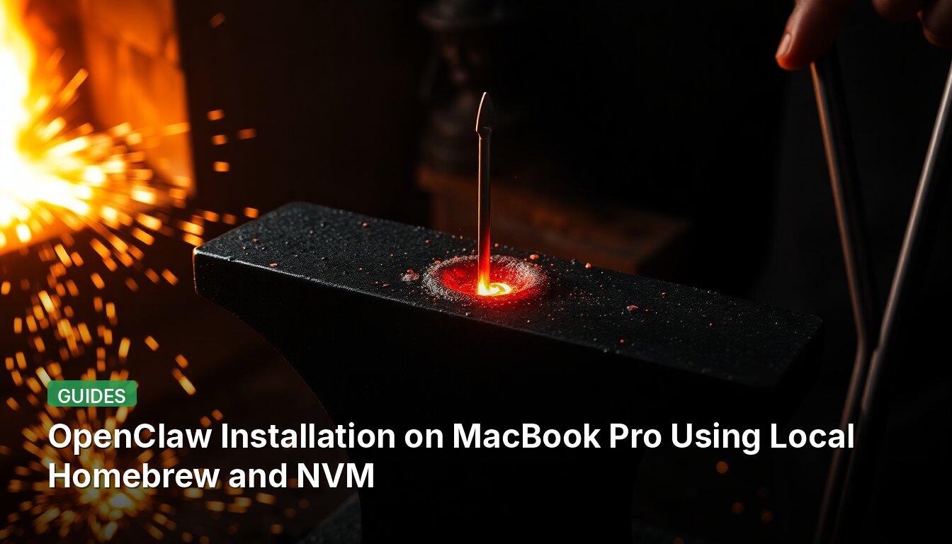 OpenClaw Installation on MacBook Pro Using Local Homebrew and NVM
