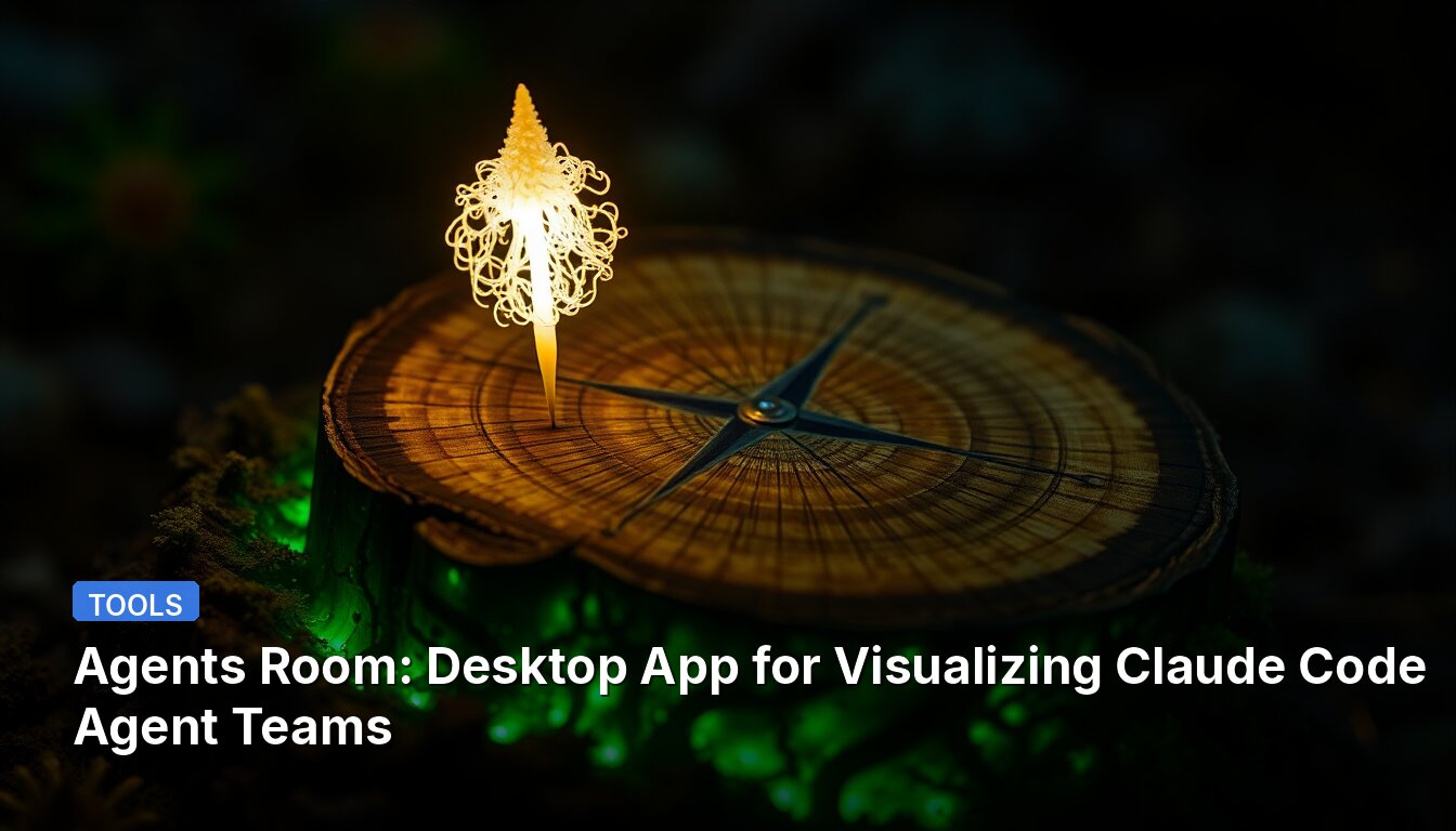 Agents Room: Desktop App for Visualizing Claude Code Agent Teams