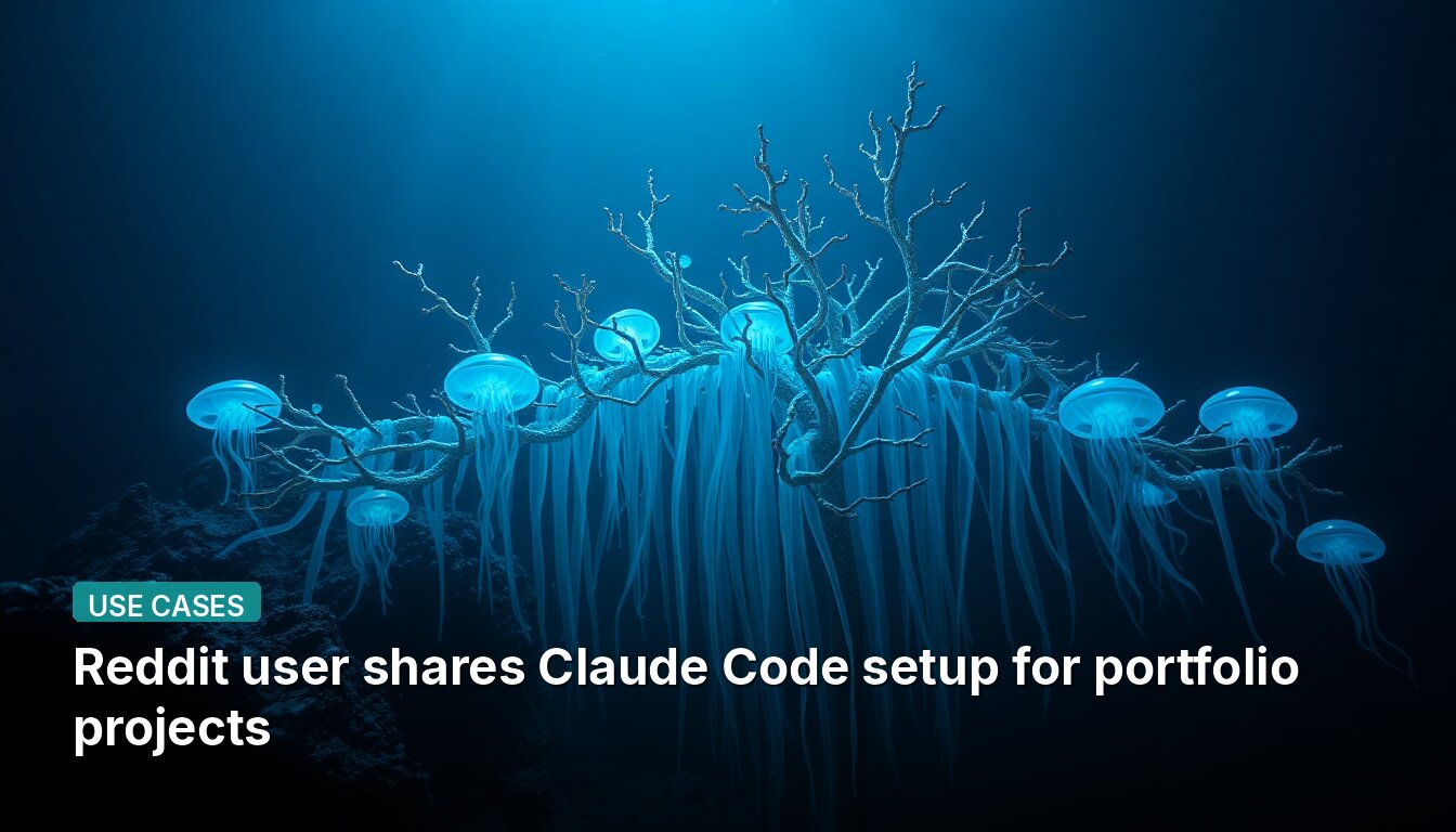 Reddit user shares Claude Code setup for portfolio projects