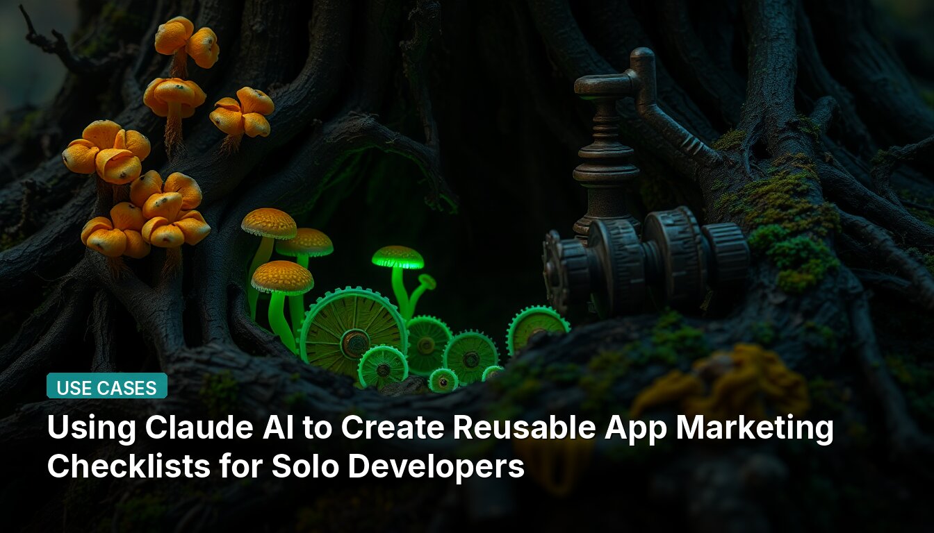 Using Claude AI to Create Reusable App Marketing Checklists for Solo Developers