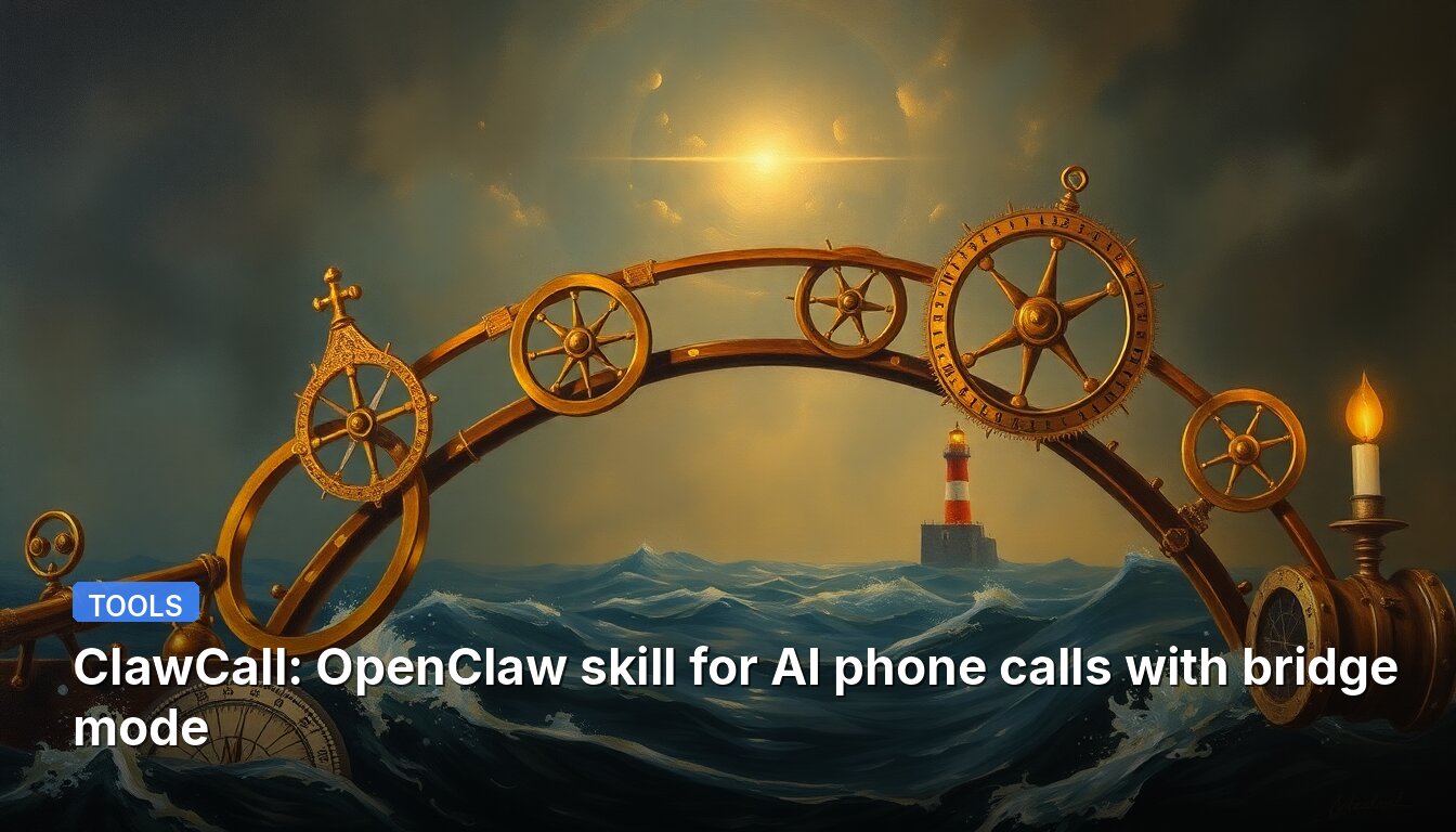 ClawCall: OpenClaw skill for AI phone calls with bridge mode