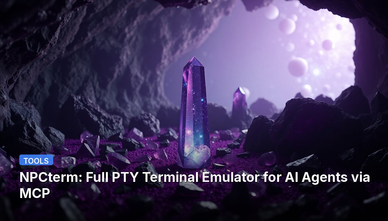 NPCterm: Full PTY Terminal Emulator for AI Agents via MCP