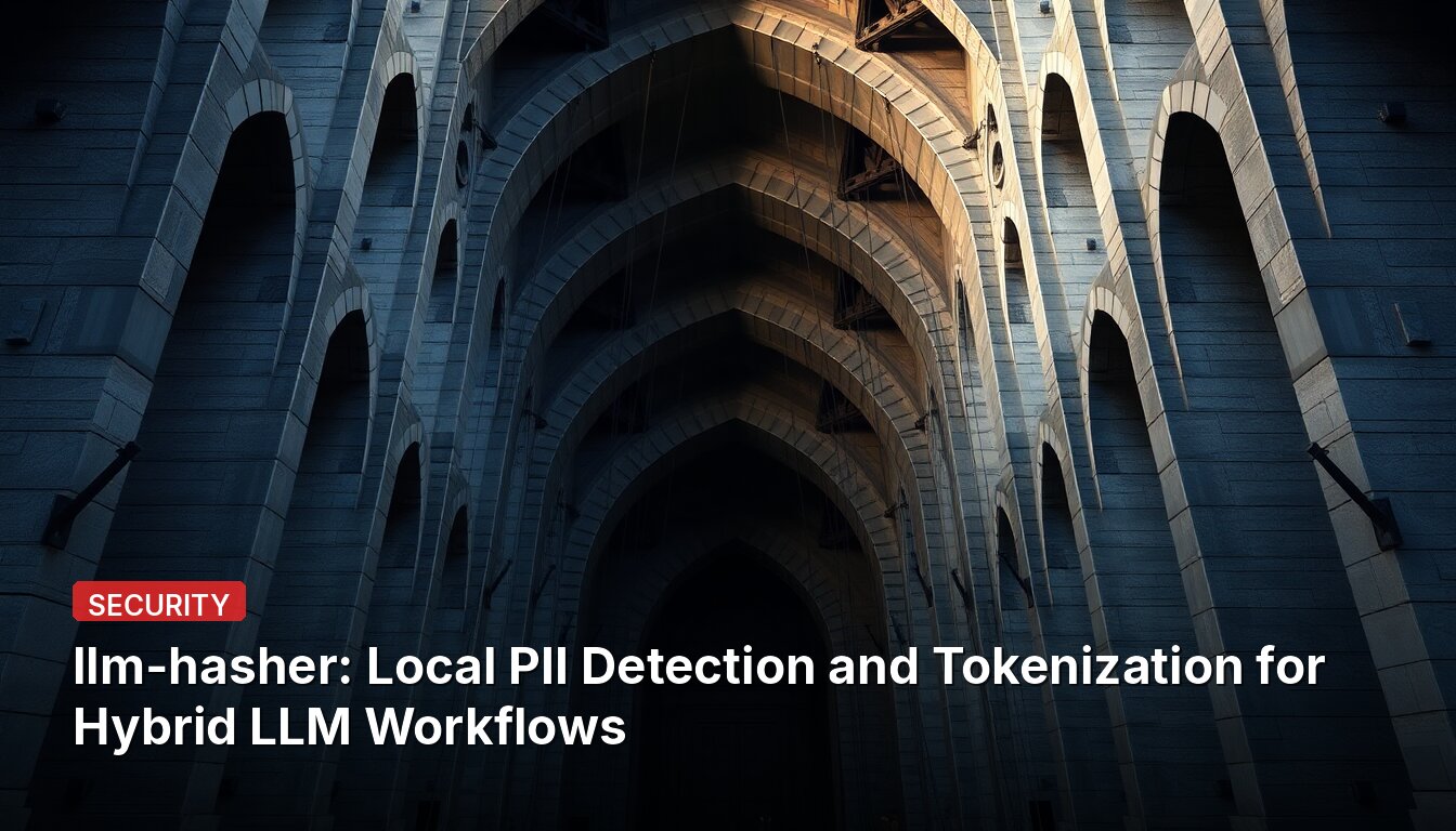 llm-hasher: Local PII Detection and Tokenization for Hybrid LLM Workflows