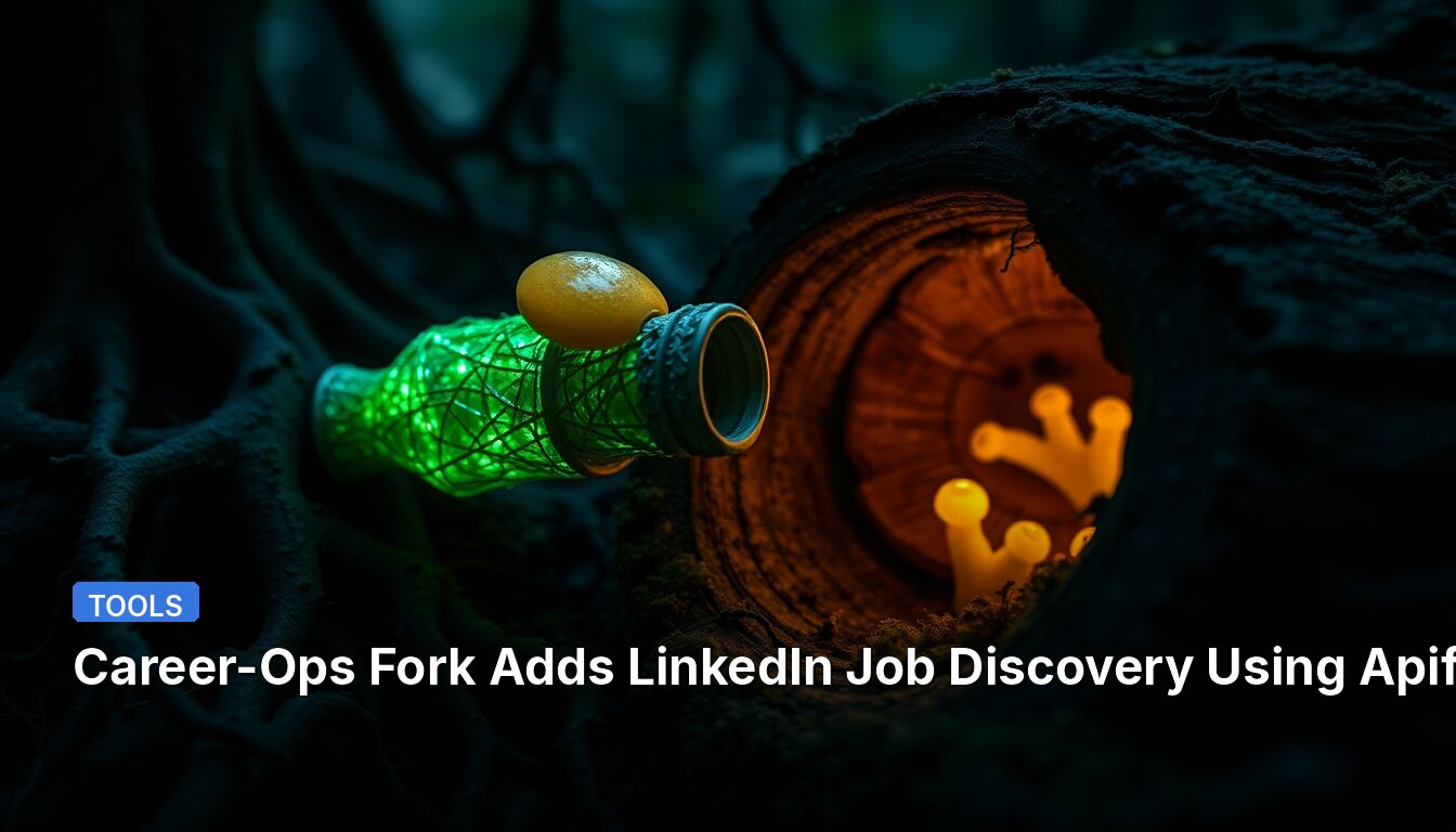 Career-Ops Fork Adds LinkedIn Job Discovery Using Apify
