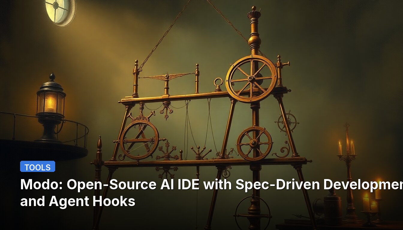 Modo: Open-Source AI IDE with Spec-Driven Development and Agent Hooks