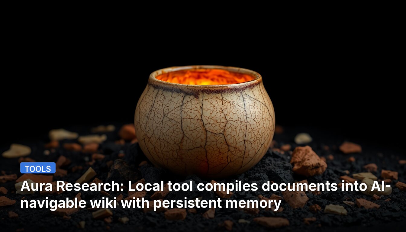 Aura Research: Local tool compiles documents into AI-navigable wiki with persistent memory